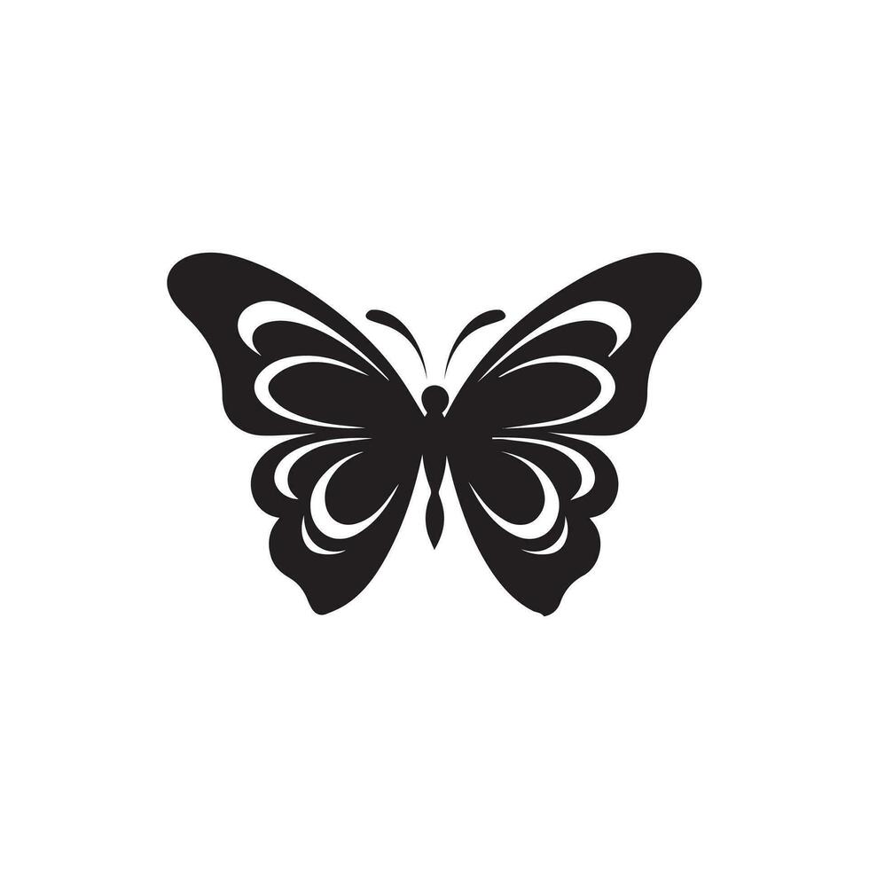 Butterfly icon vector illustration. template design.