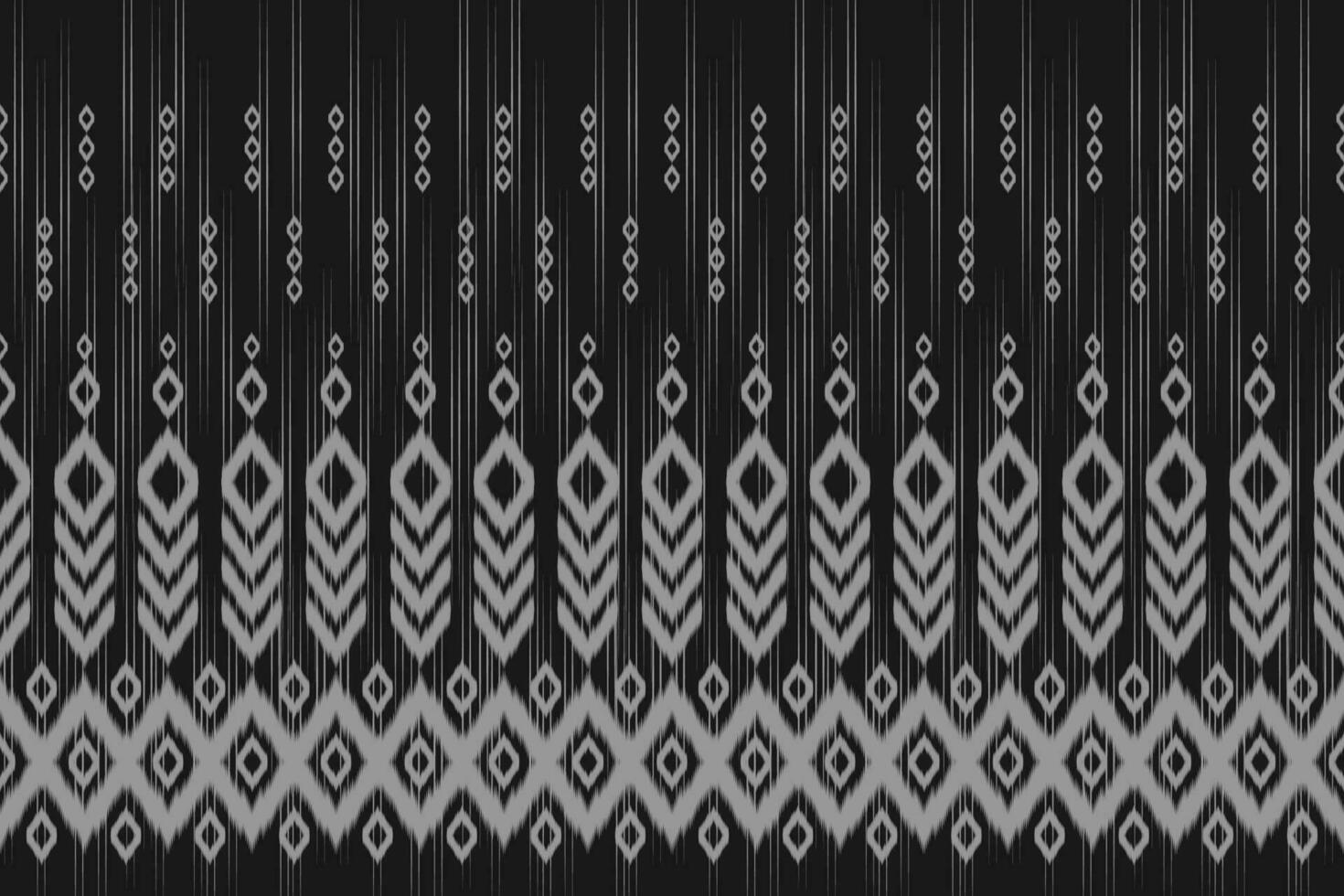 Abstract ethnic pattern art. Ikat seamless pattern traditional. American, Mexican style. vector