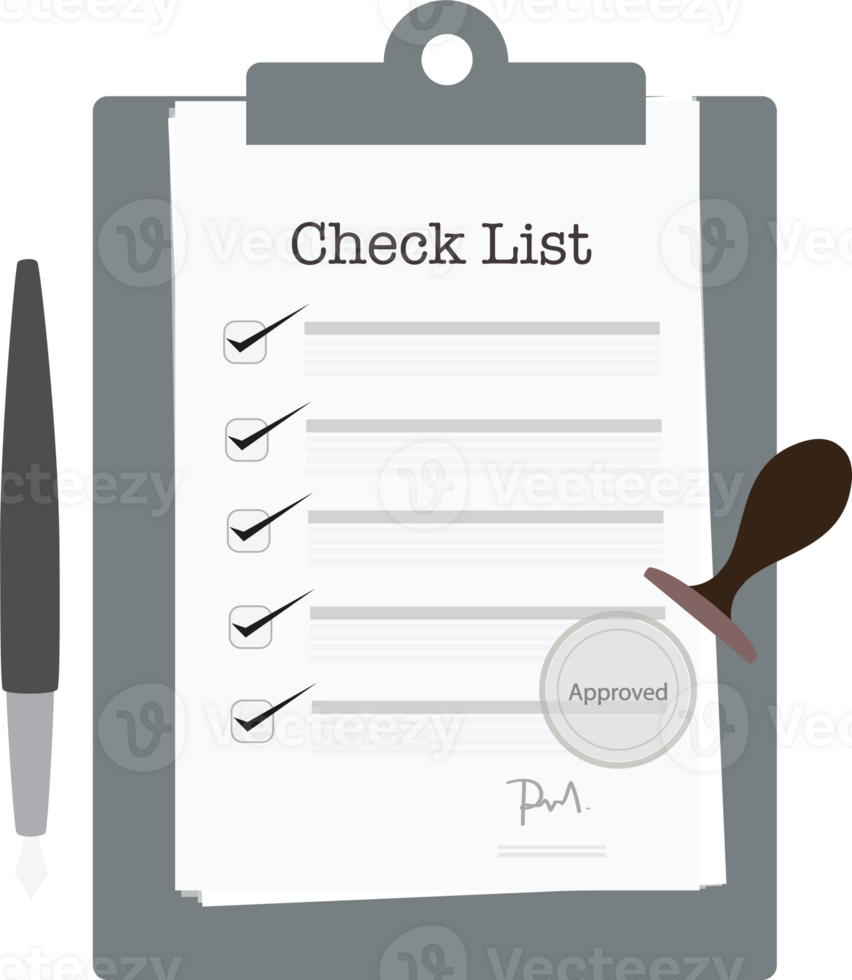 Check List Approve png