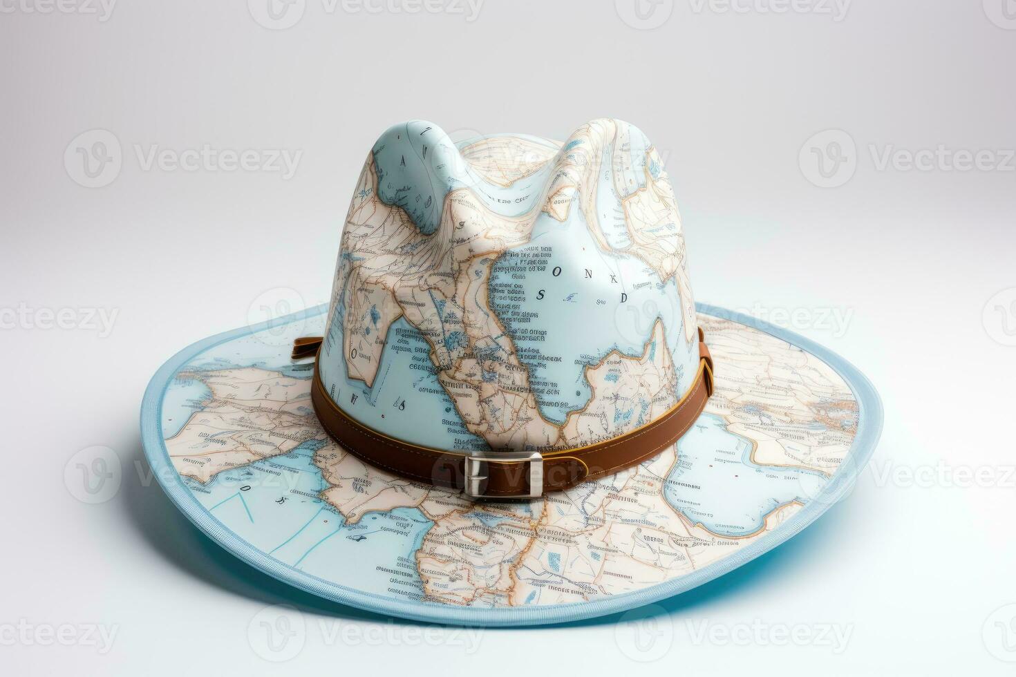 AI generated travel hat sun protection professional photography photo