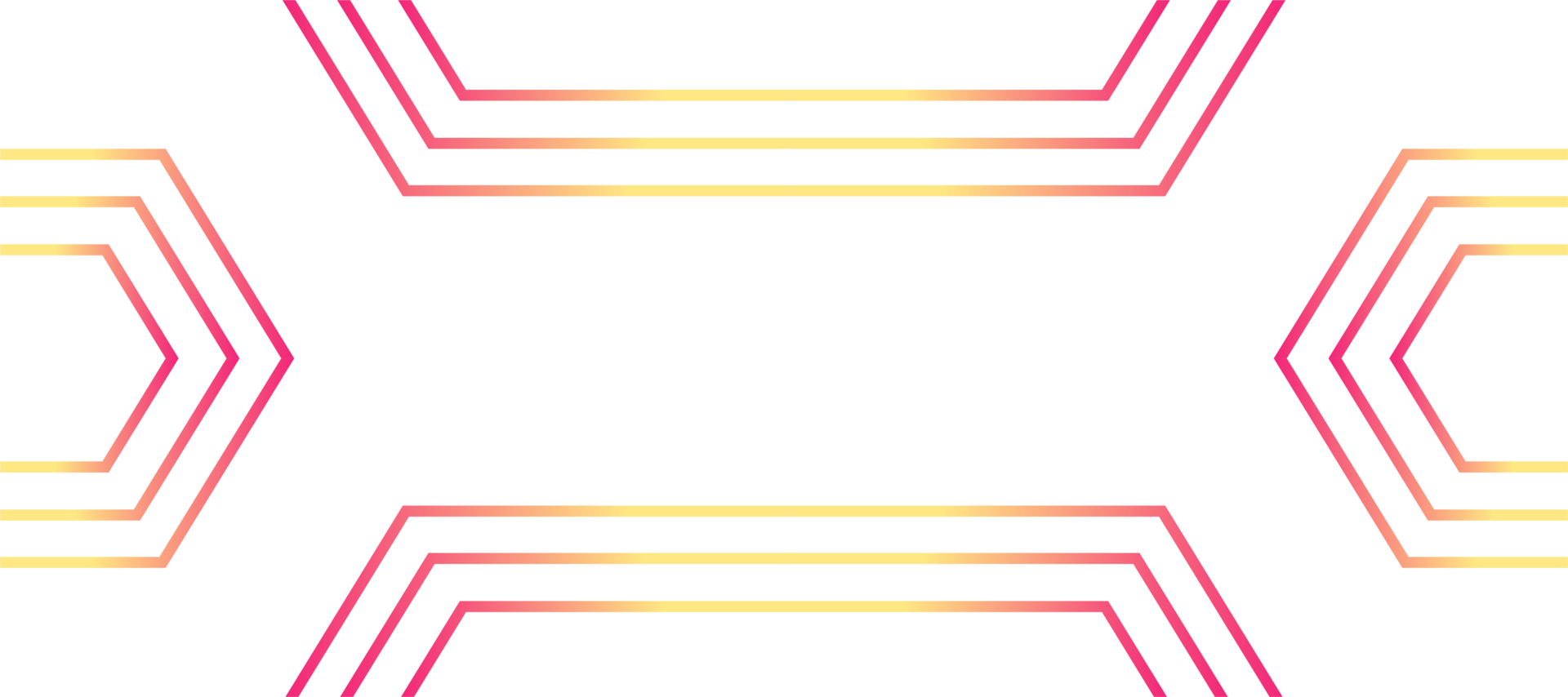 techno lines geometric orange gradient banner design background transparent png