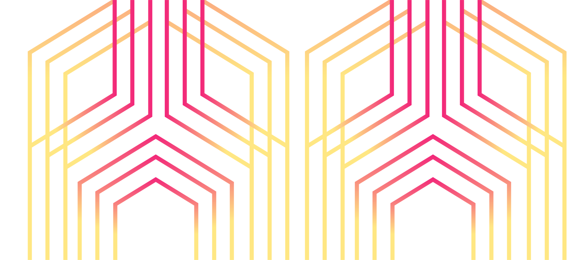 decorative lines geometric orange gradient design background transparent png