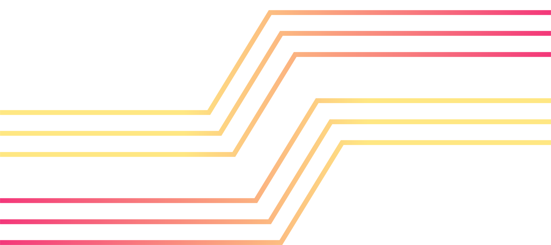 zigzag lines geometric orange gradient design background transparent png