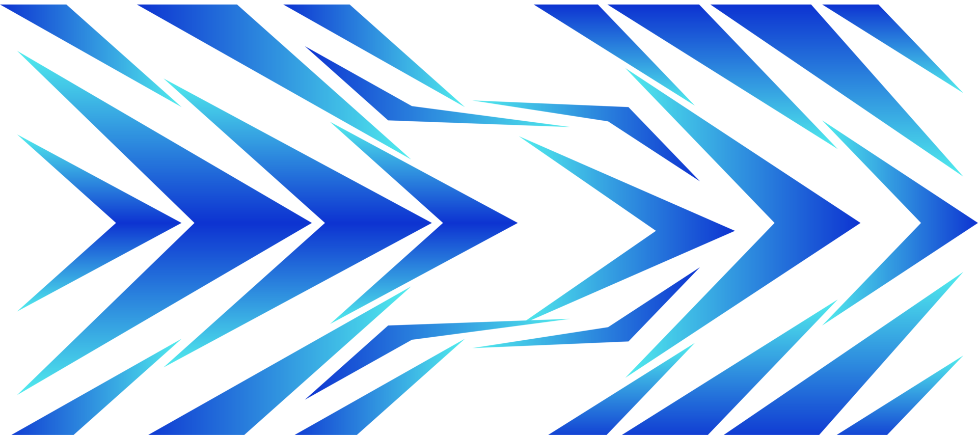 sportlich Blau Scharf Pfeil Gradient Rennen Design Hintergrund transparent png