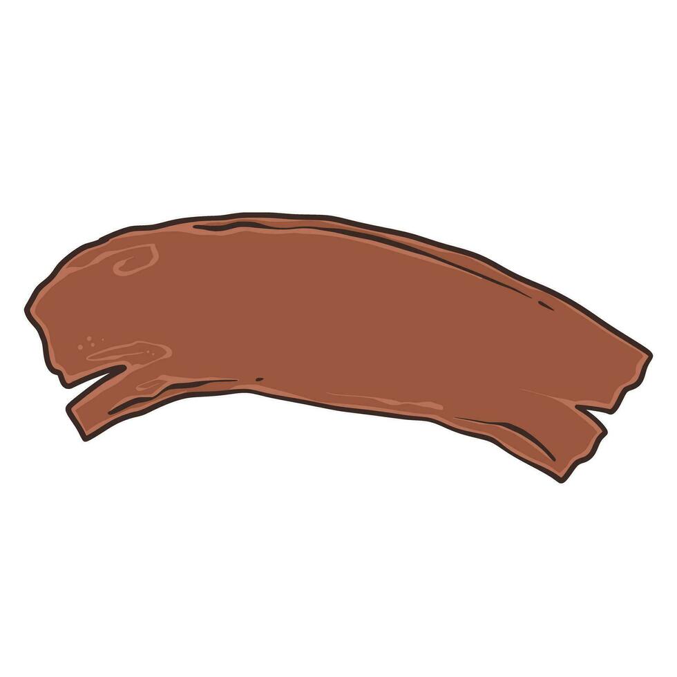 Wood Cartoon Illustration vector