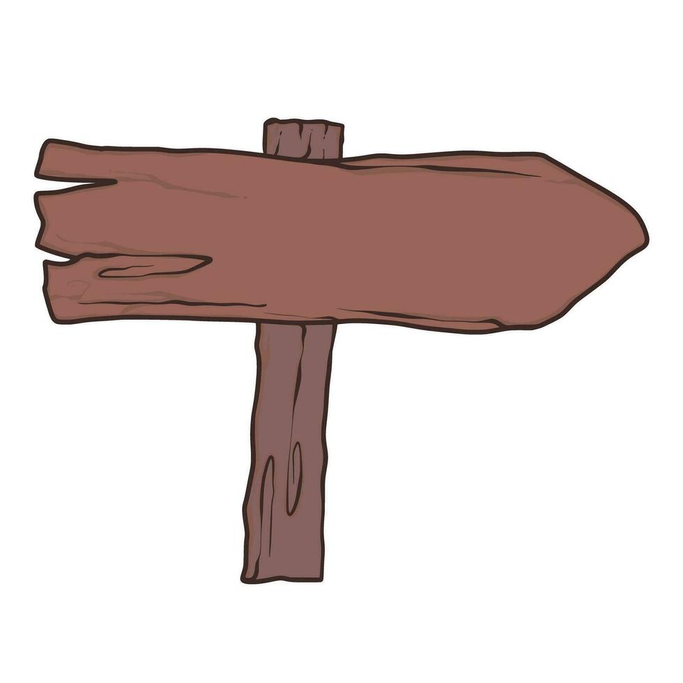 Wood Cartoon Illustration vector