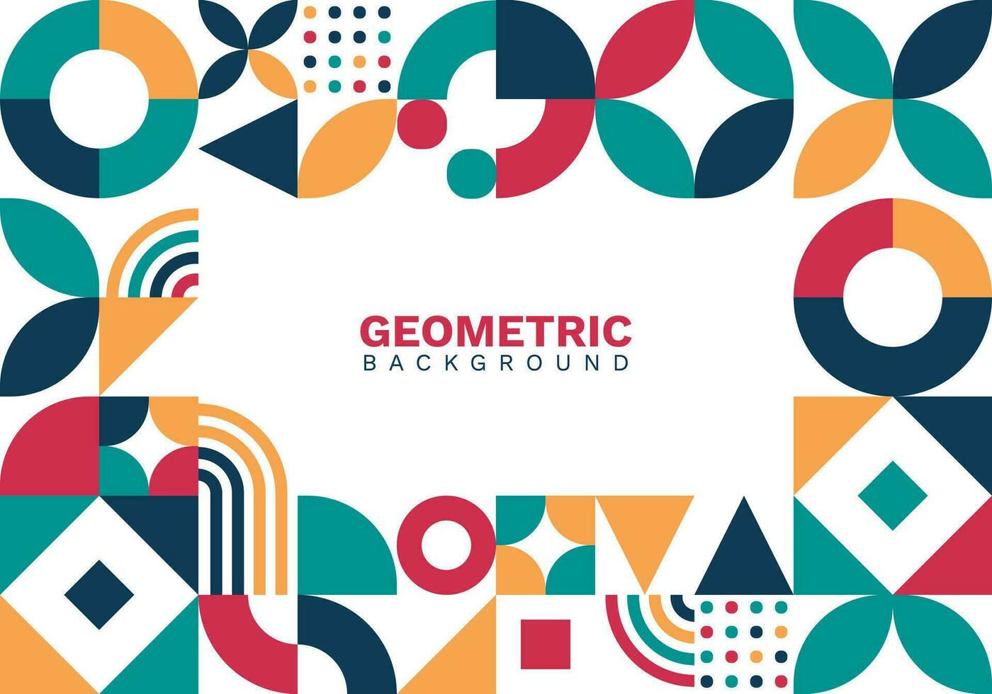 fondo geométrico con formas abstractas vector
