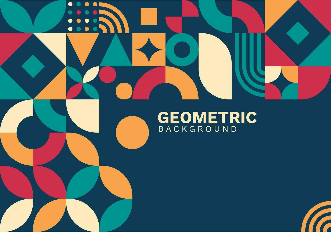 geometric background with abstract shapes vector