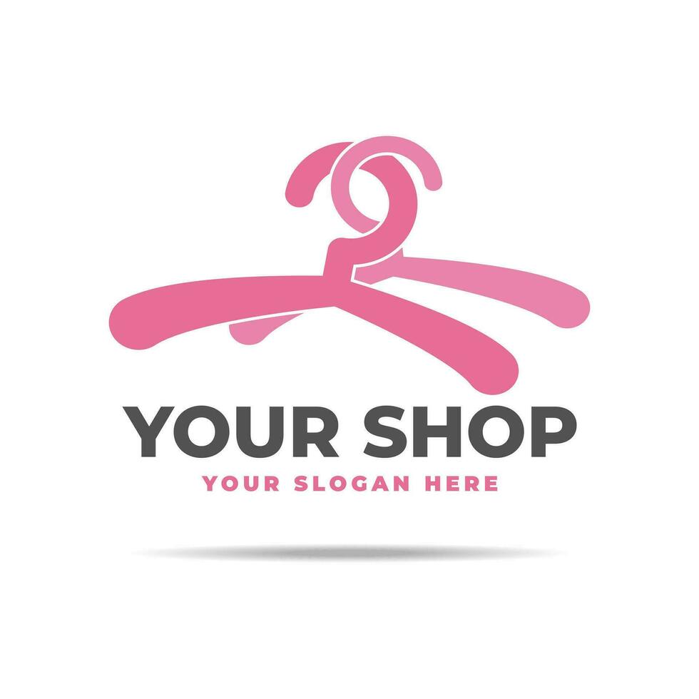 ilustración de boutique logo diseño vector