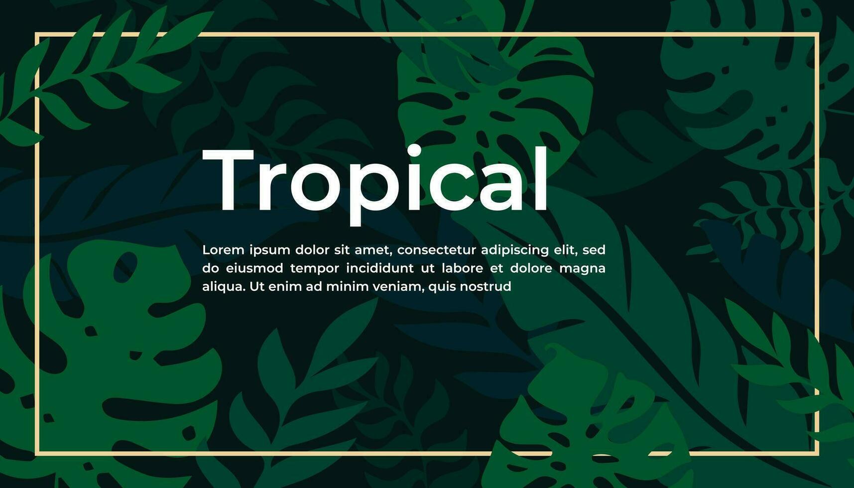 Tropic minimal cover templates vector