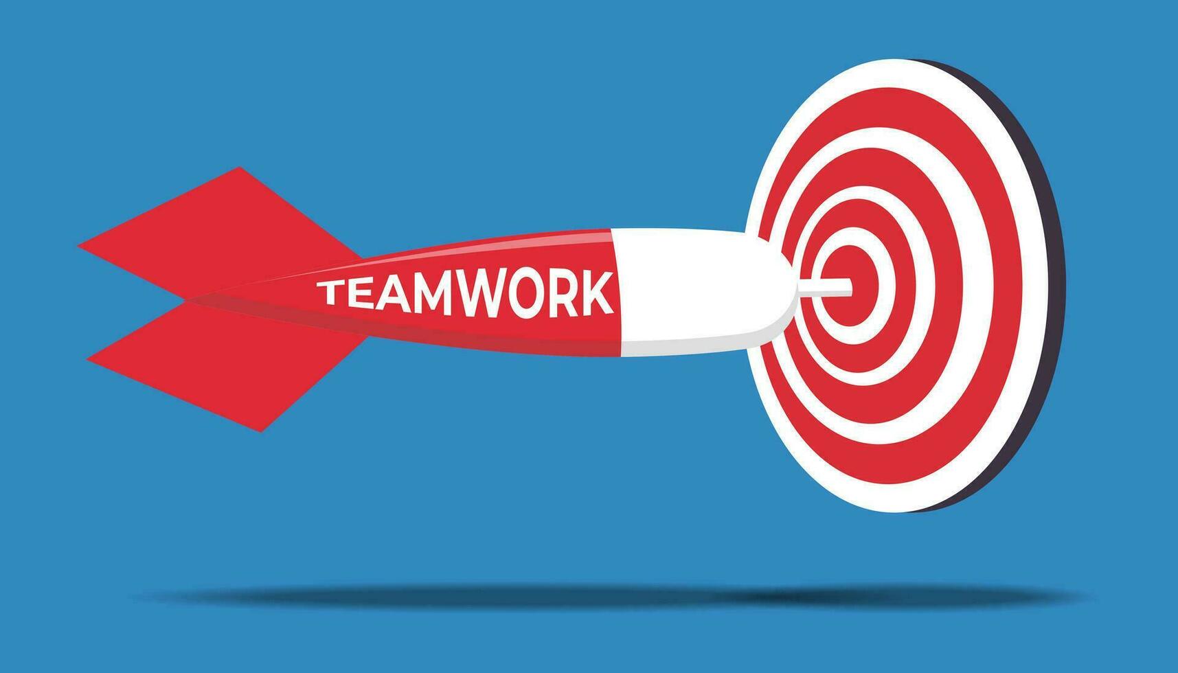 illustration design of success teamwork vector
