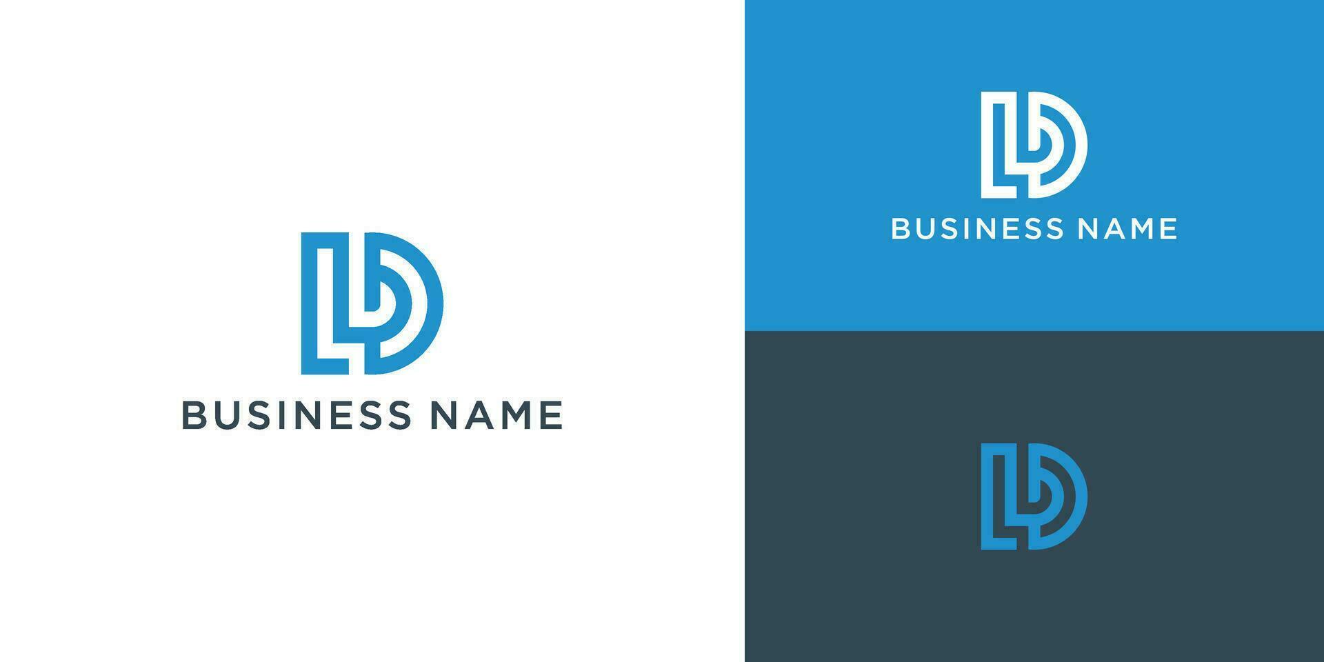 d,l vector logo. dl logo. negocio logo. d,l letras monograma