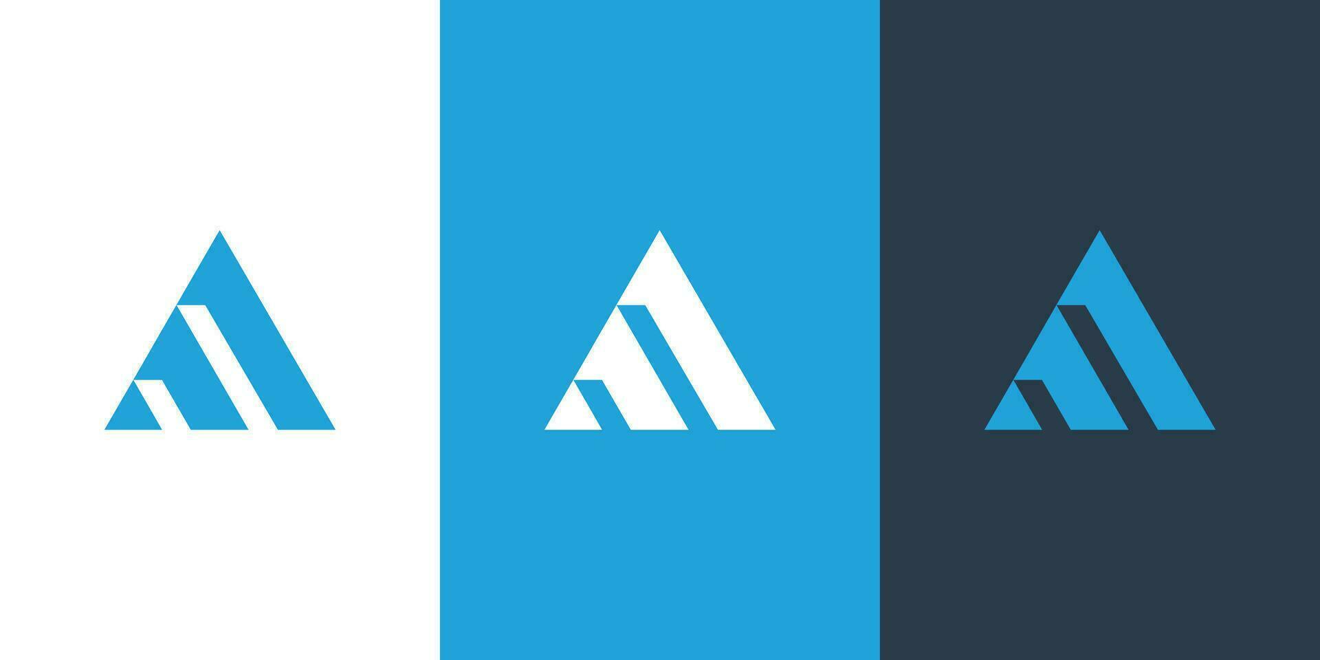 triangle shape vector logo