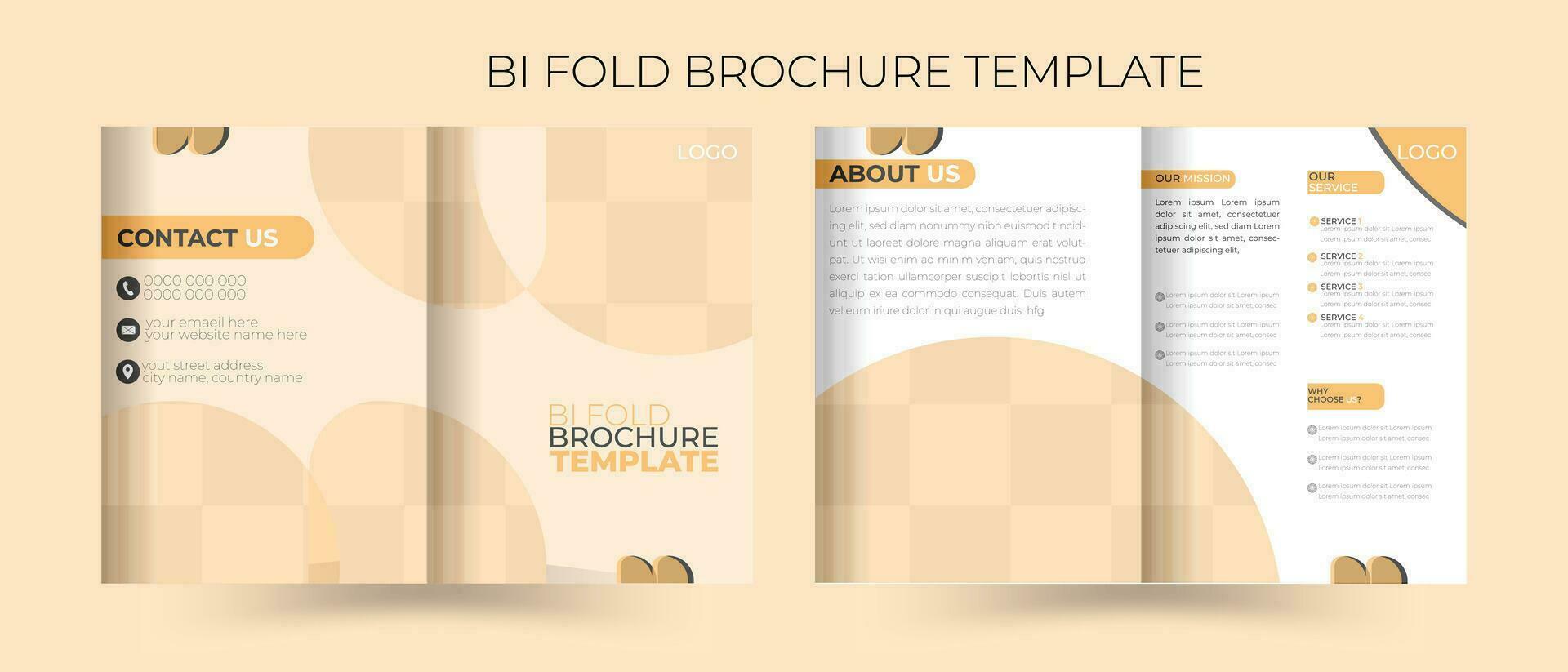 Corporate business presentation guide brochure template vector