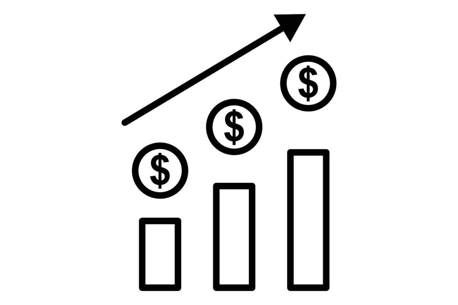 Stock Market Chart Icon Chart With Dollar Icon Related To Financial stock-market-chart-icon-chart-with-dollar-icon-related-to-financial