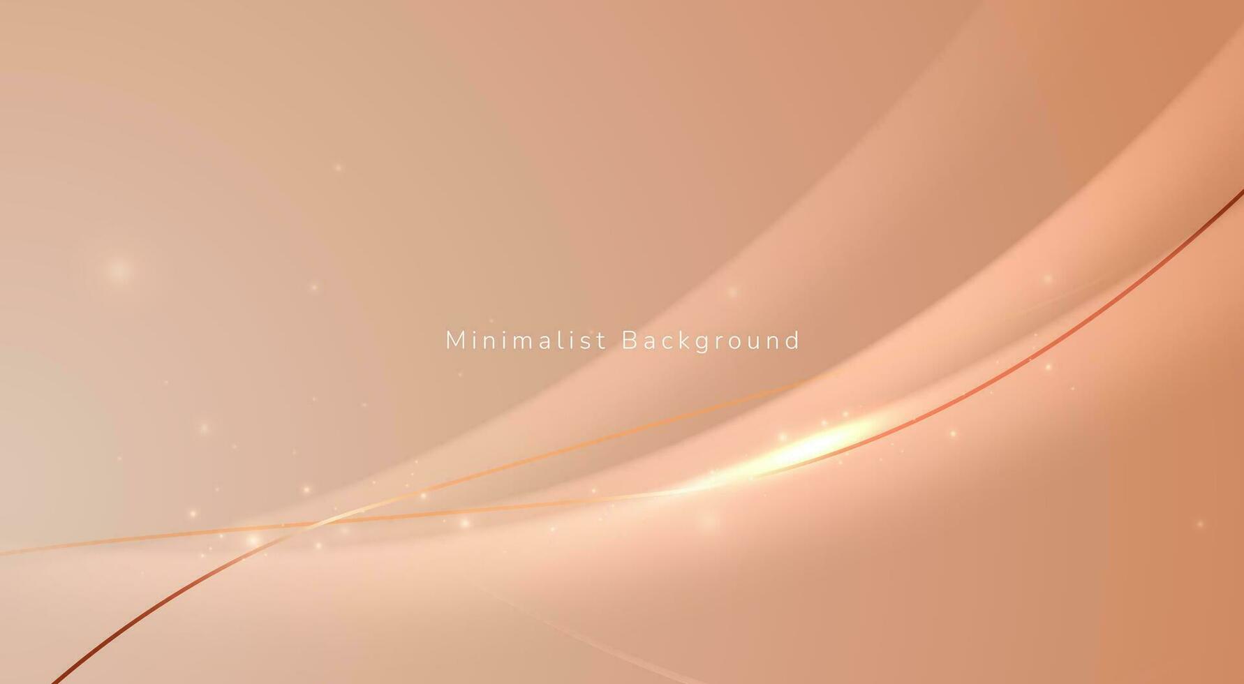 Luxury Rose gold background with shiny glitter effect, the concept of a luxurious gradient background. vector