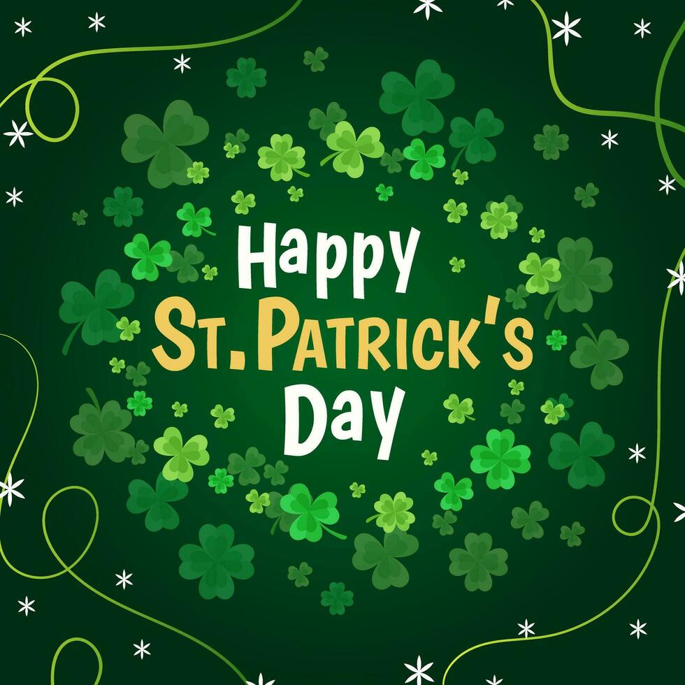 St Patrick's Day Background vector
