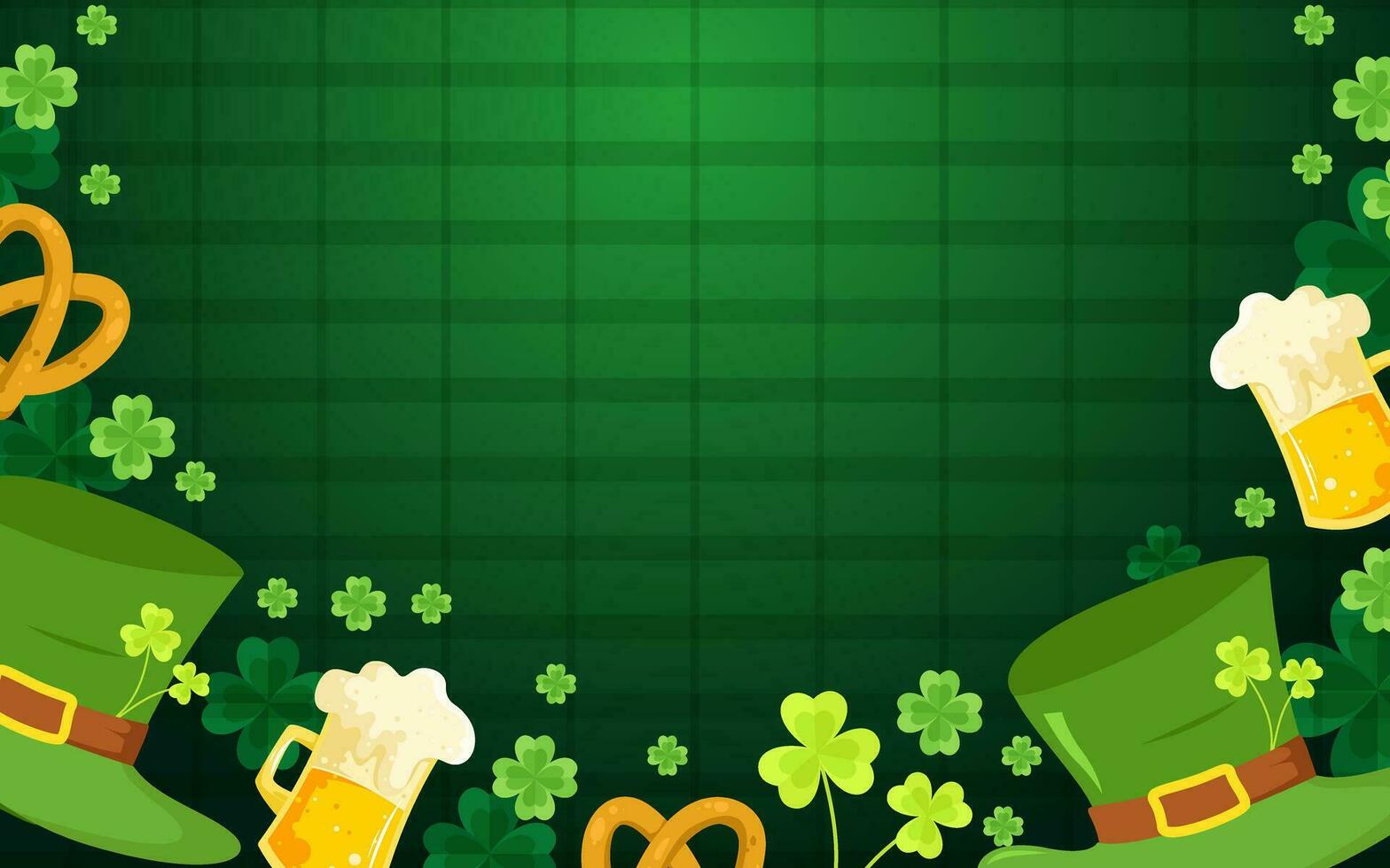 St Patrick's Day Background vector
