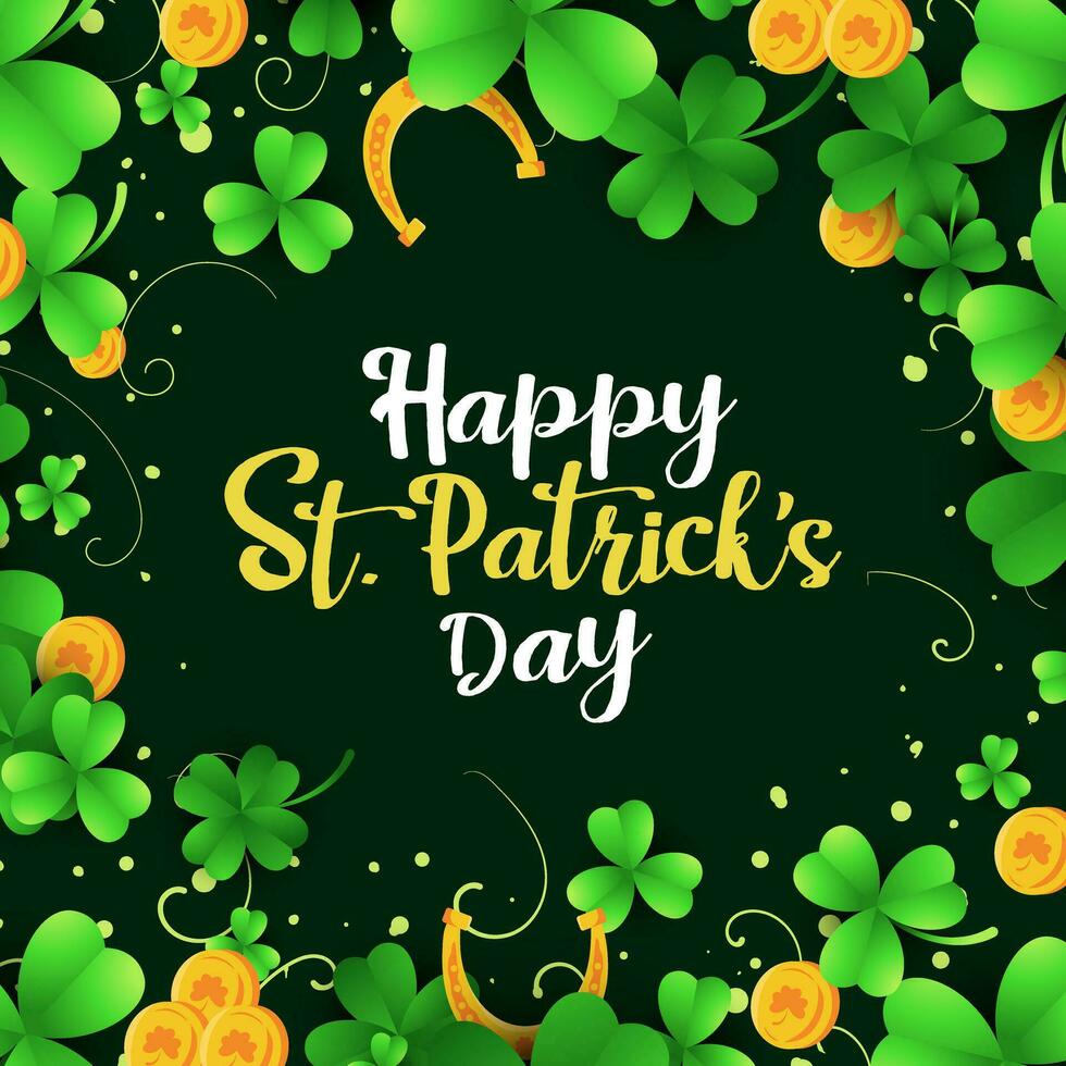 St Patrick's Day Background vector