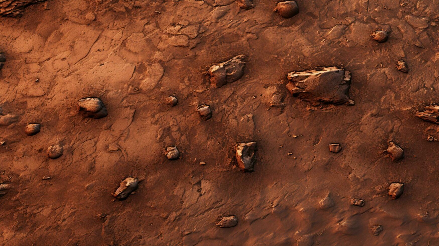 ai generado Marte superficie textura antecedentes foto