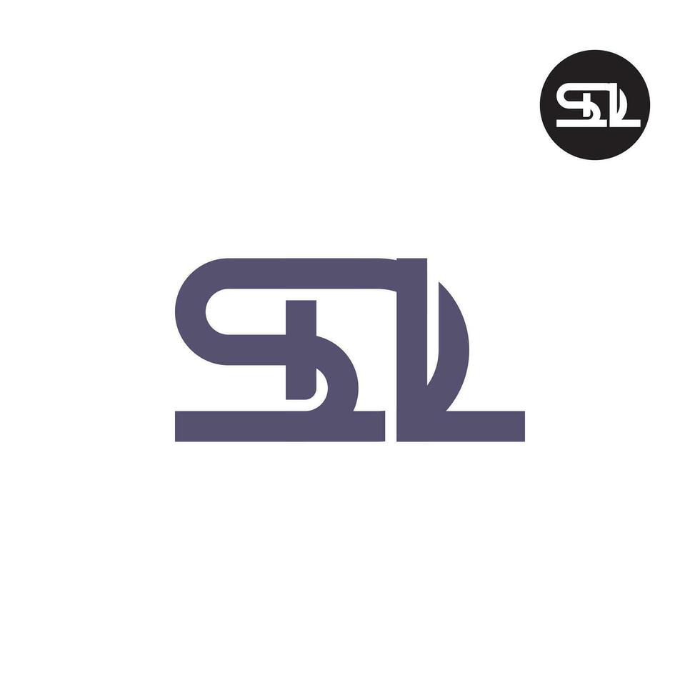 Letter SDL Monogram Logo Design vector