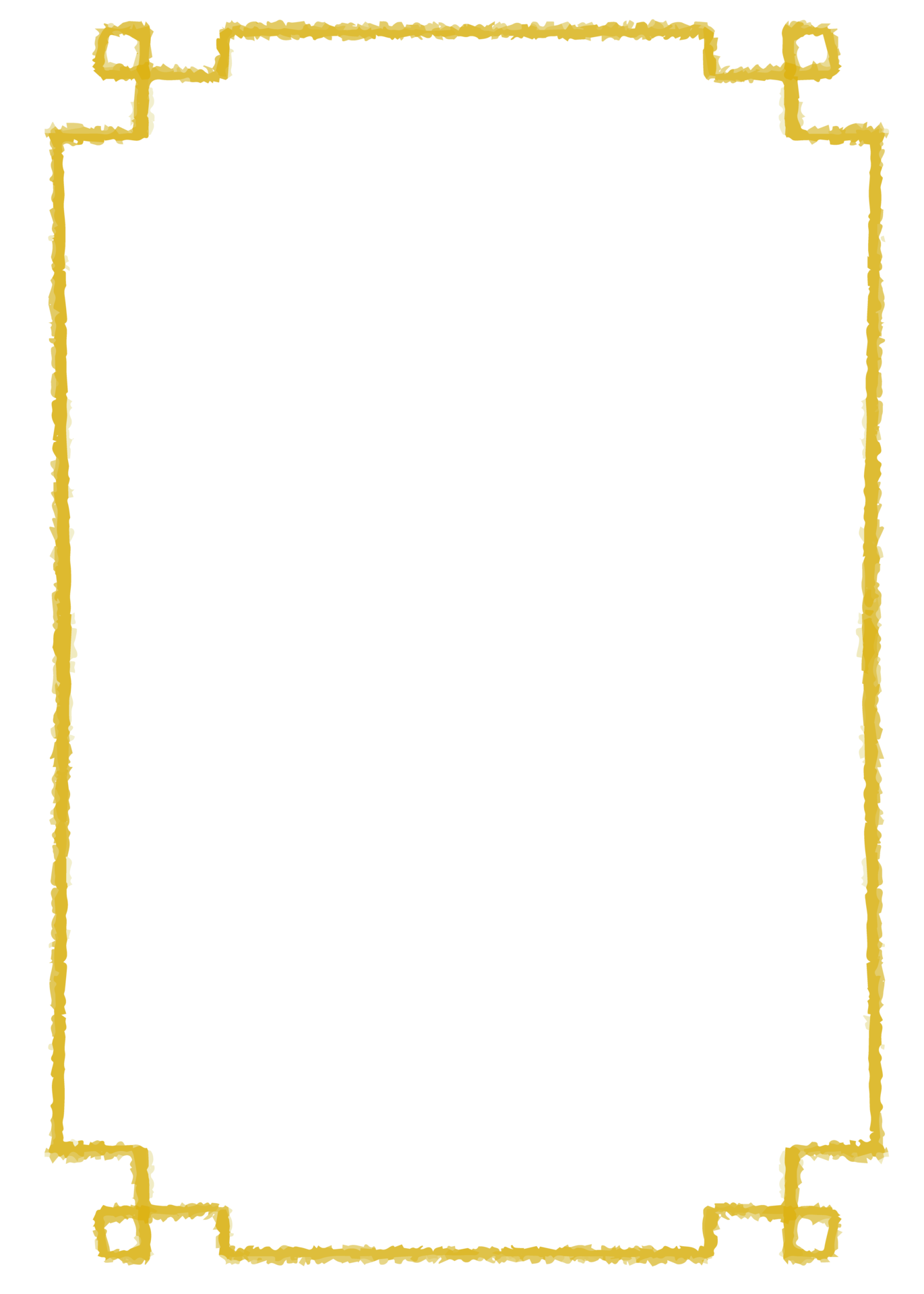 ethnic frame border yellow border 36104713 PNG