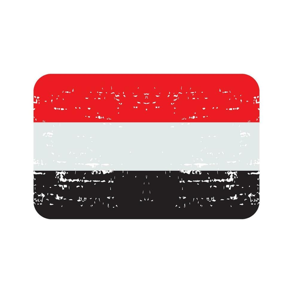 yemen flag icon vector template