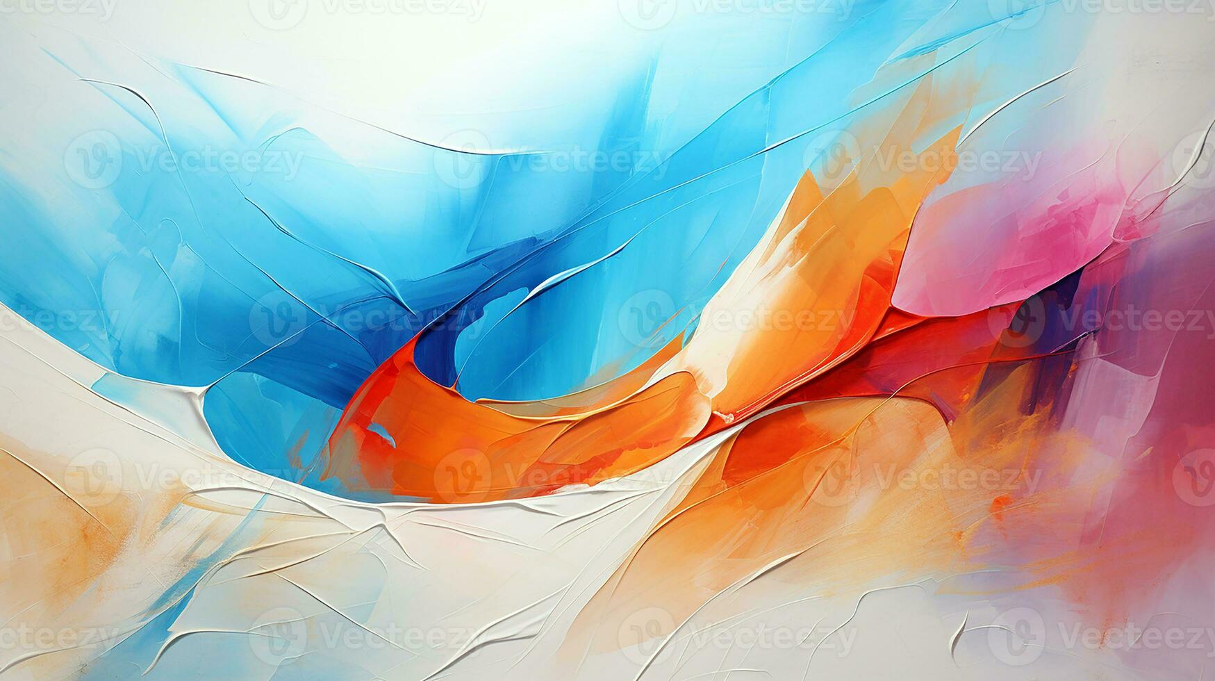 AI generated Abstract fluid art background. Wavy and flowing ink with swirl texture. Multicolored liquid watercolor painting technique. Generative AI photo