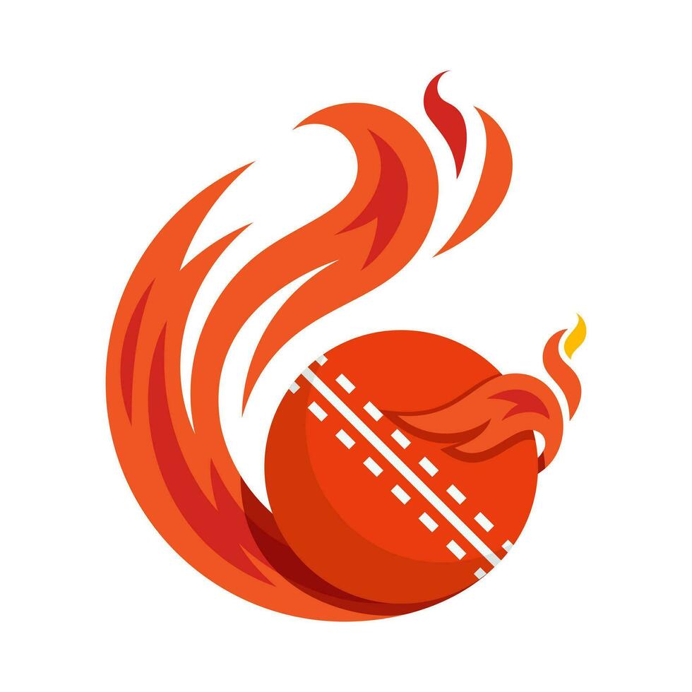 Grillo pelota volador fuego pelota icono diseño vector, emblema, diseño concepto, creativo símbolo. vector