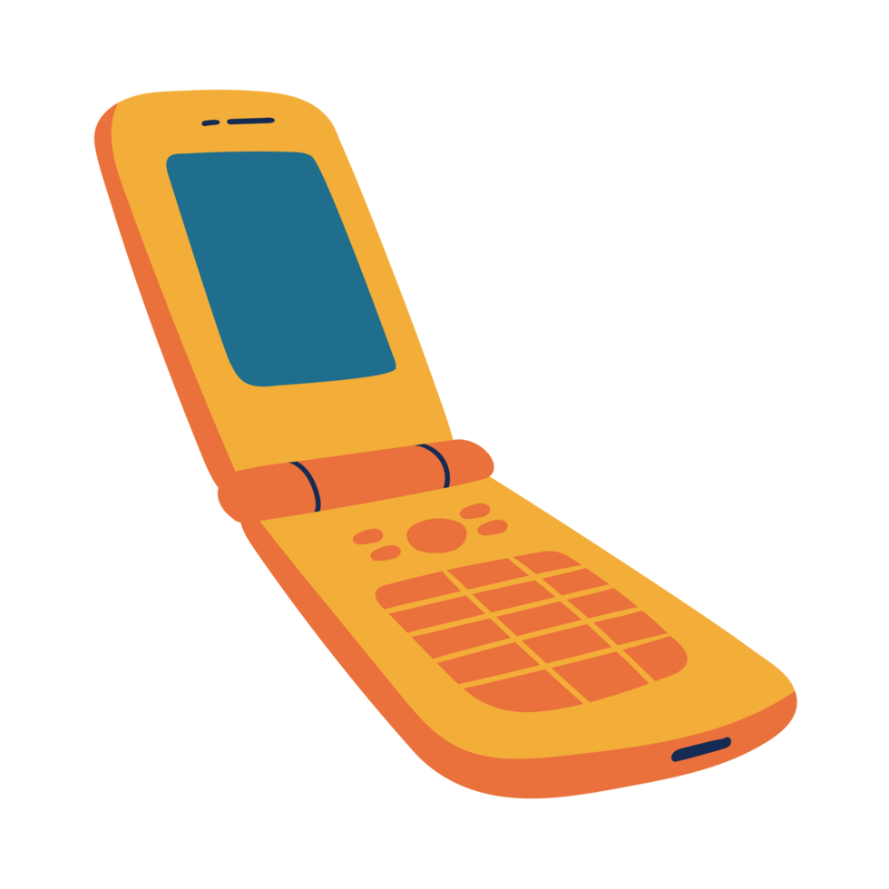 AI generated Feature Phone Mobile png