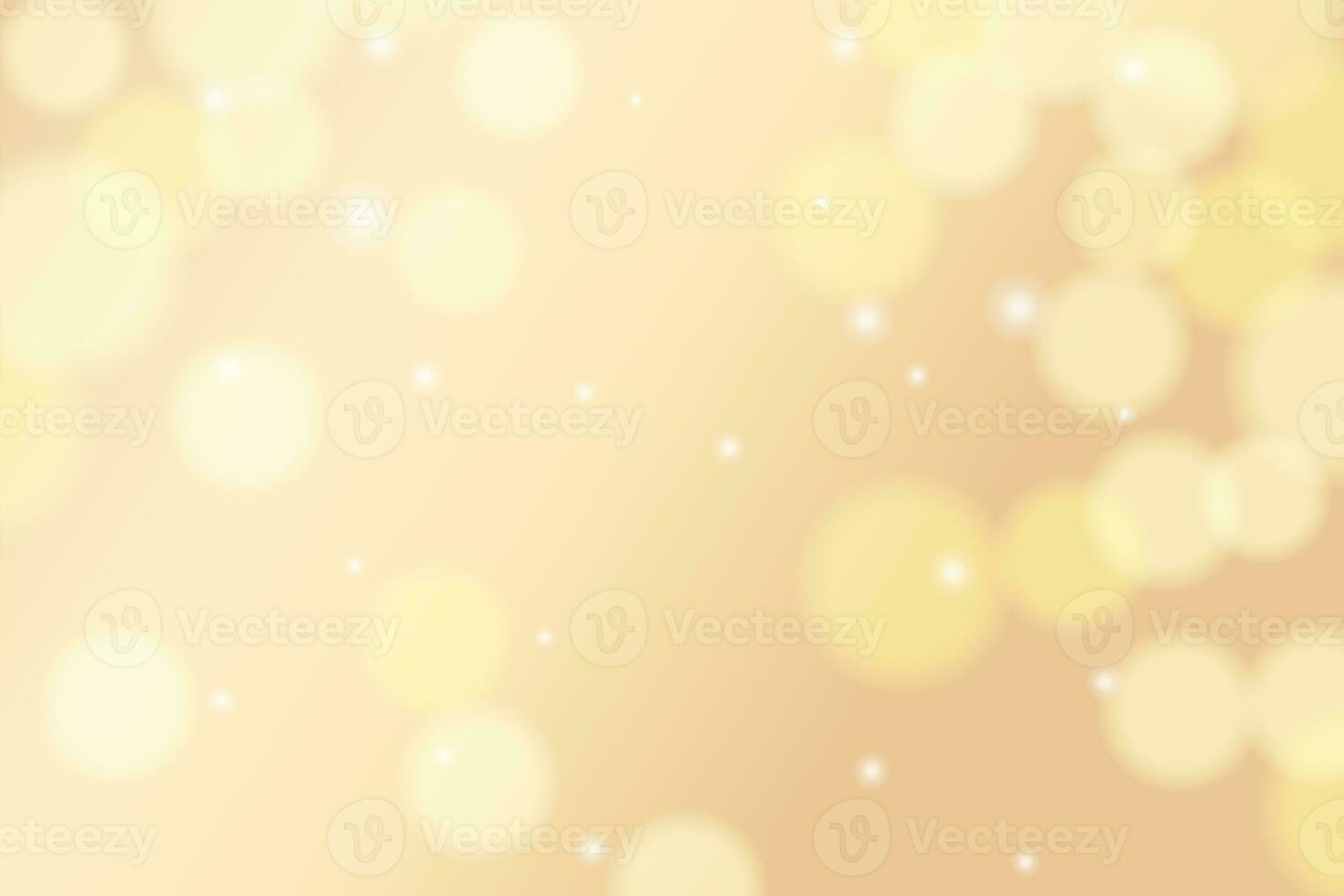 light golden background. abstract bokeh lights with soft light background photo