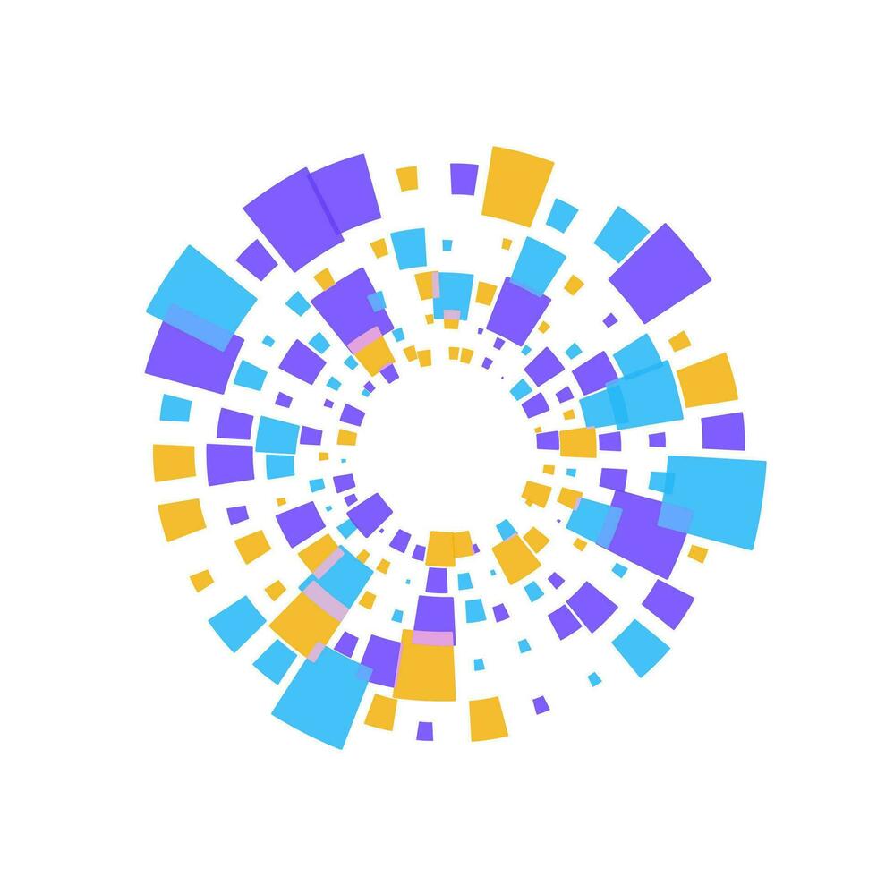 resumen geométrico vistoso circular antecedentes elemento. circular marco antecedentes vector