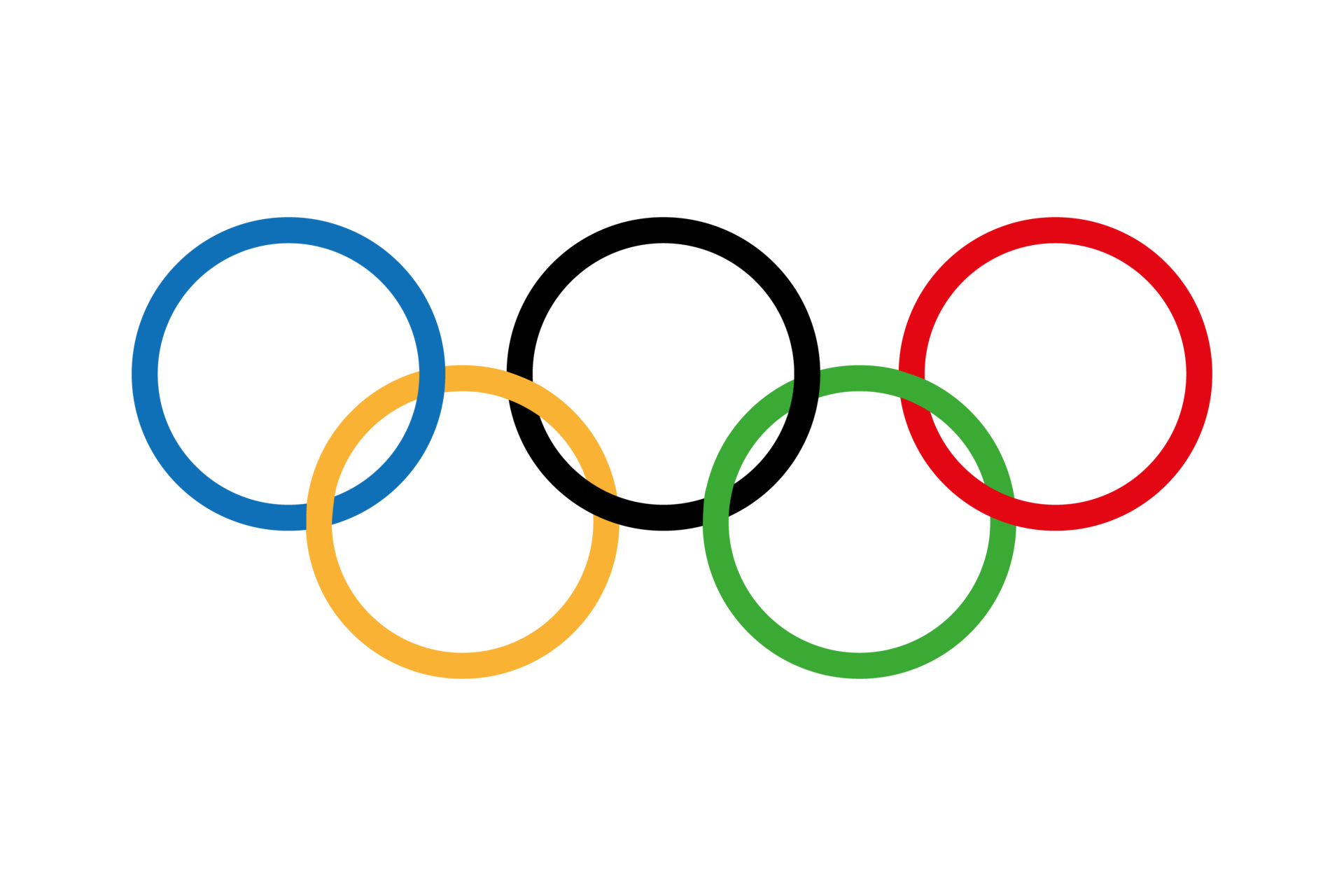 Sankt Petersburg Russia 01 02 2024 Olympic rings. Olympic Games logo