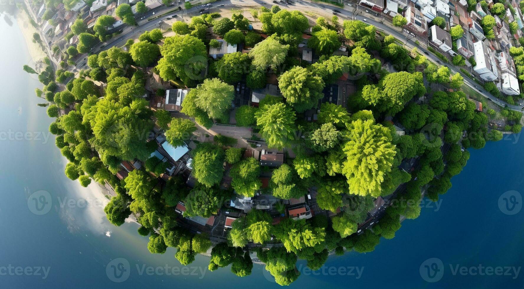 ai generado verde naturaleza, naturaleza fondo, el hermosa verde campo, verde paisaje foto