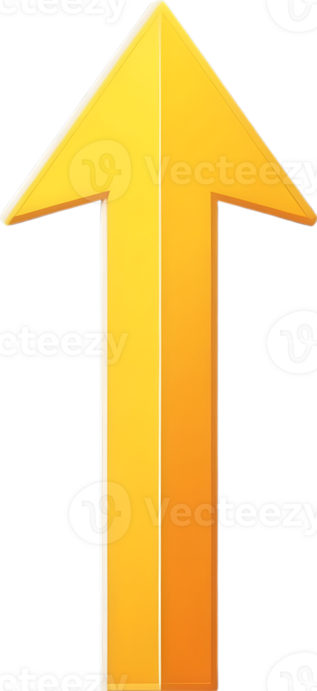 AI generated yellow sign with transparent png