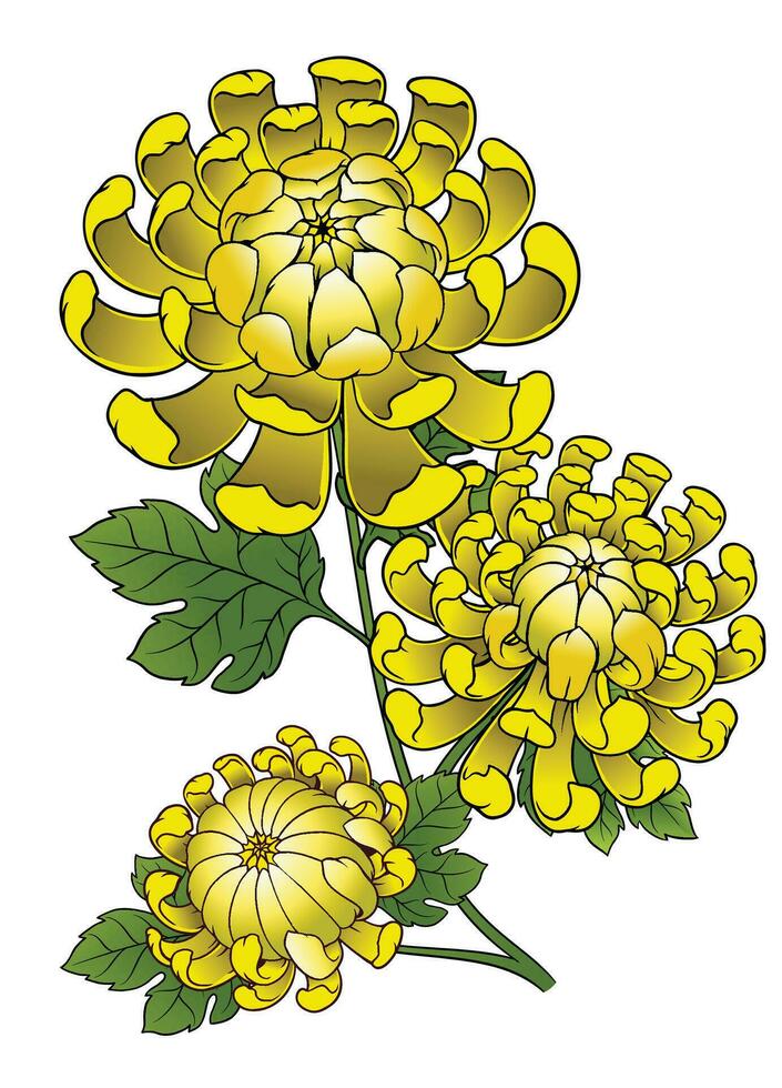 Yellow flower cartoon ornament - Stock Illustration [84991021] - PIXTA