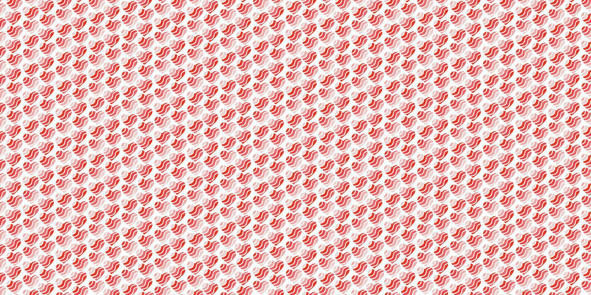 Simple pink red hearts seamless pattern. Valentines day background. Flat design endless chaotic texture made of tiny heart silhouettes on white background vector