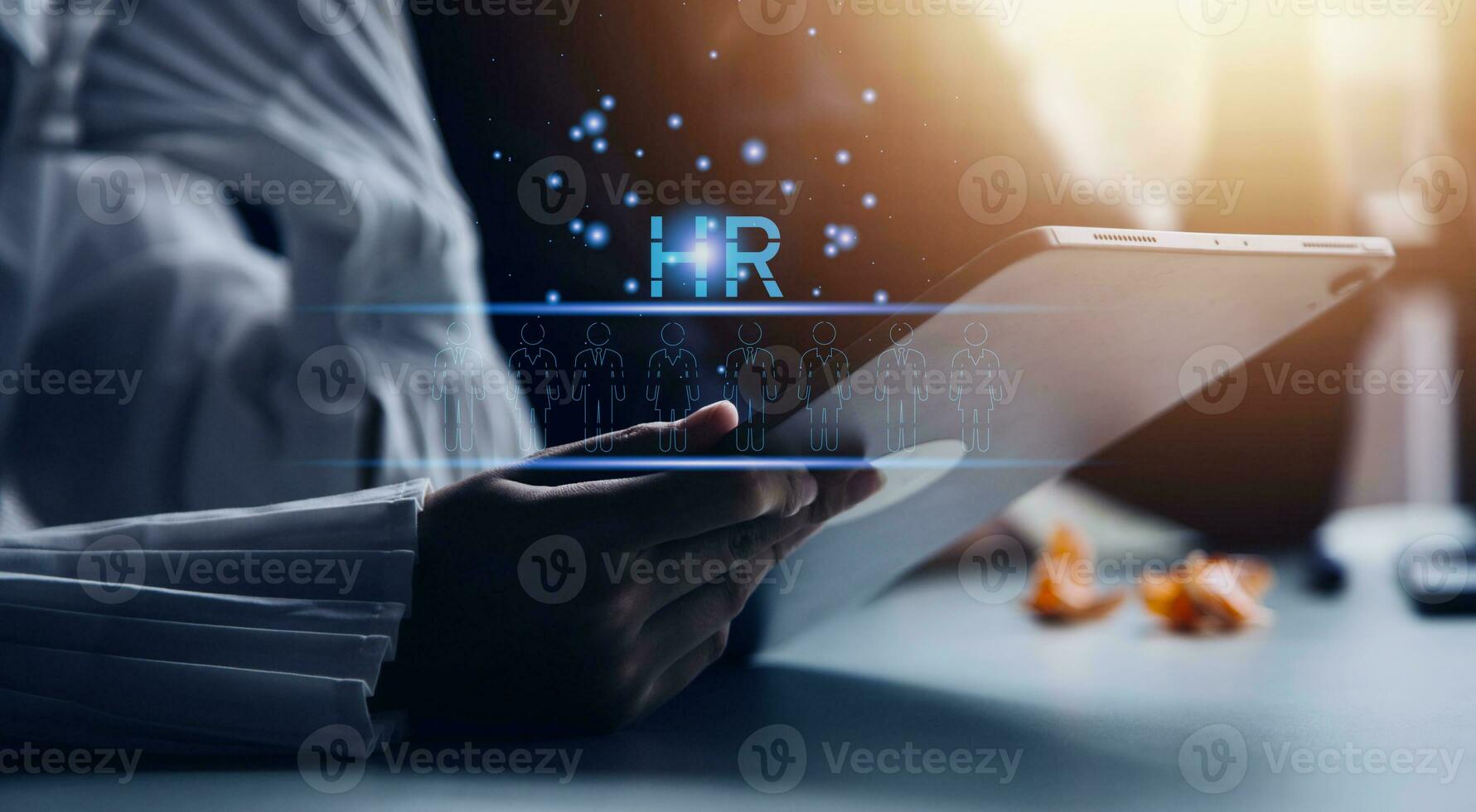 Human resource management, HR professional to selective career recruitment sites for finding new talent. Unemployment in job search by allowing them to register their resume, schedule job interview. photo