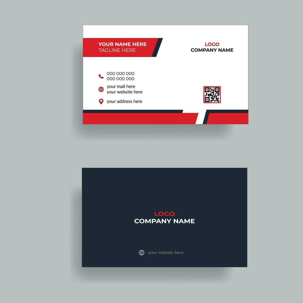 Business card design vector