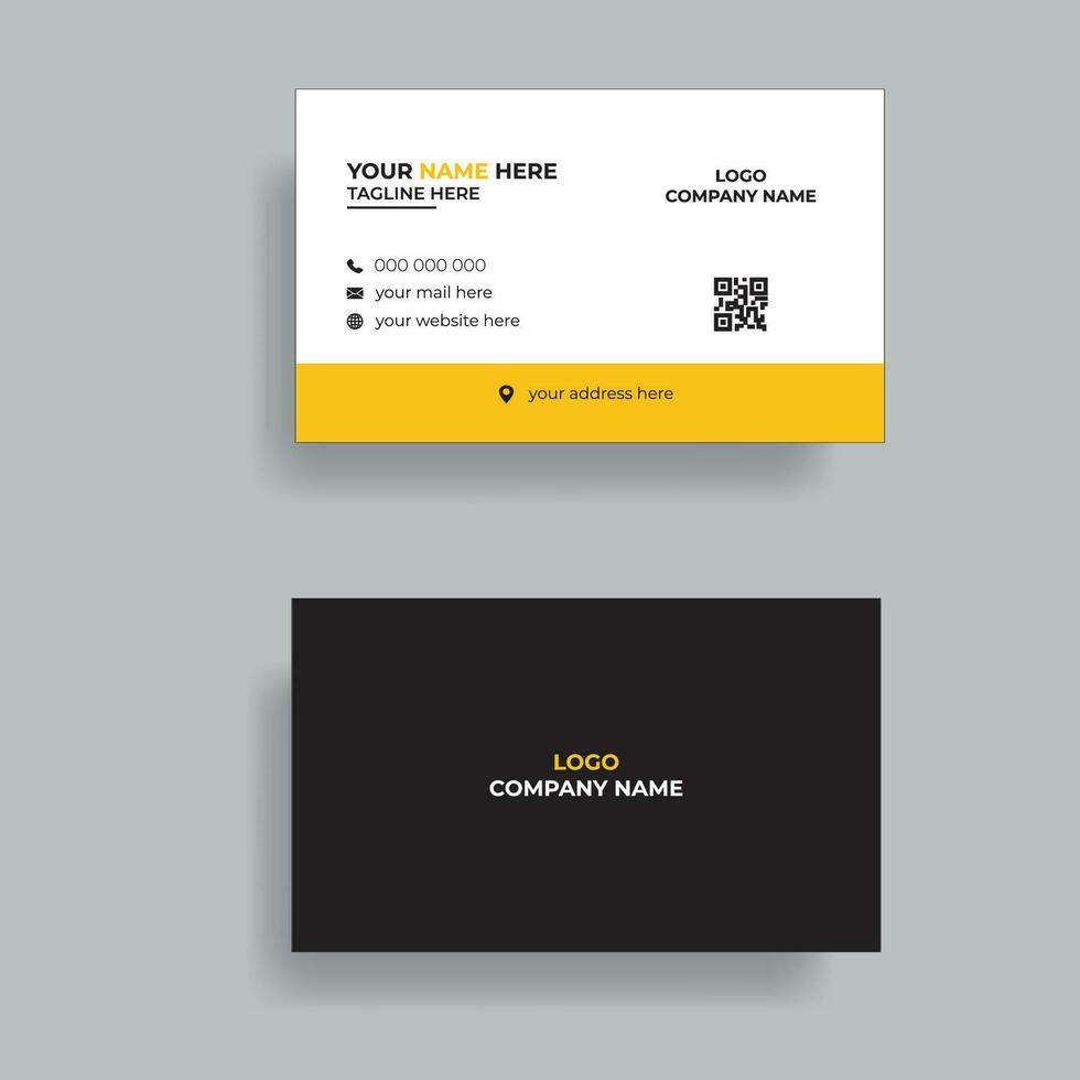 Business card design vector