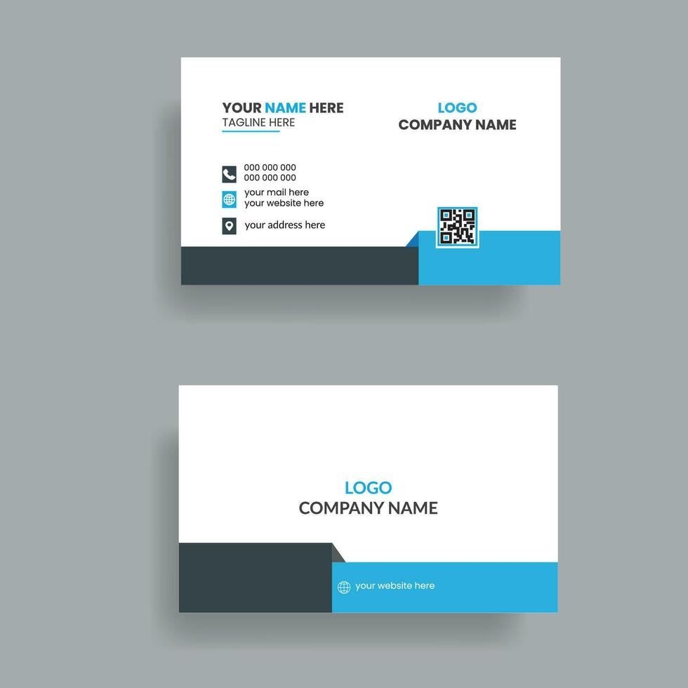 Business card design vector