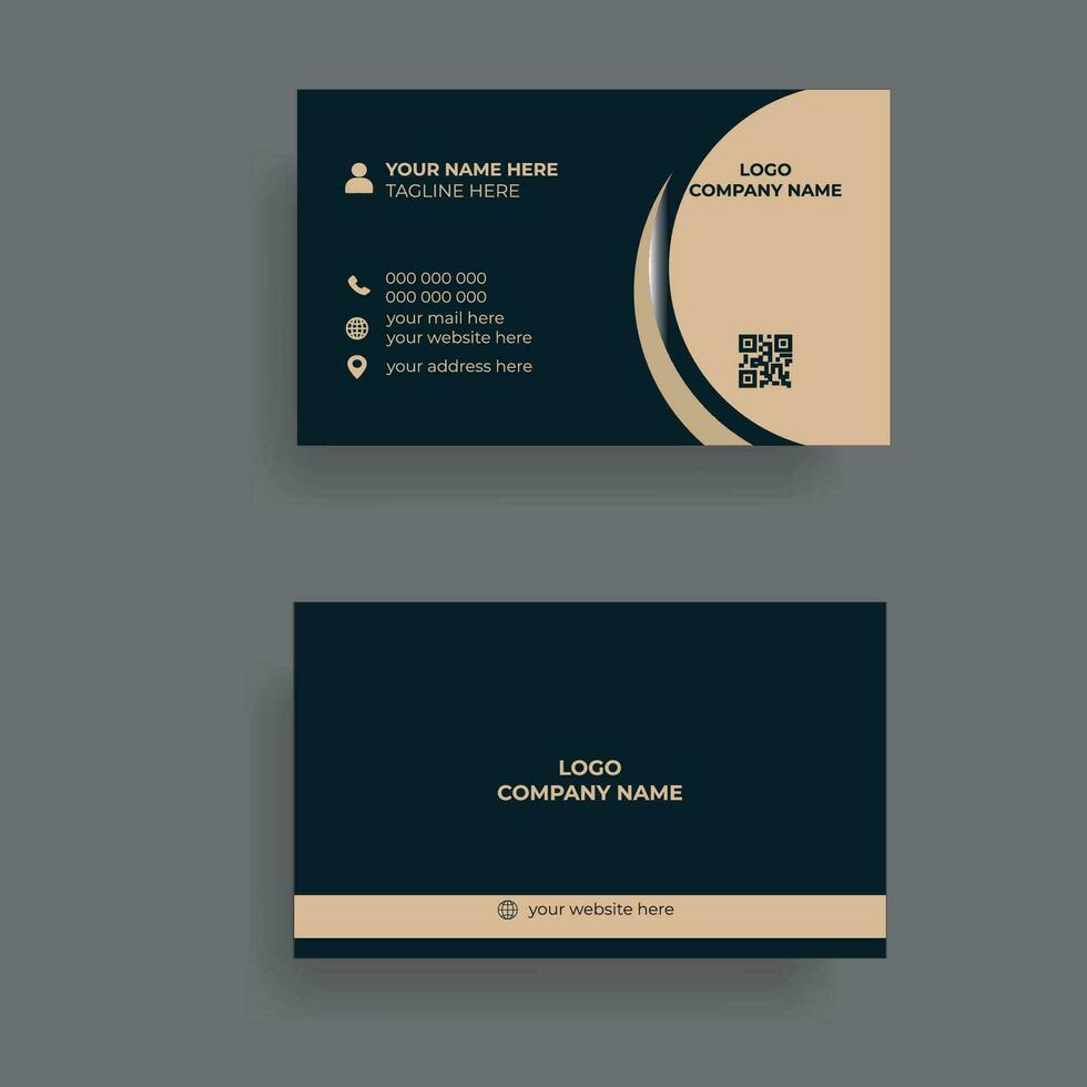 Corporate Business card design vector