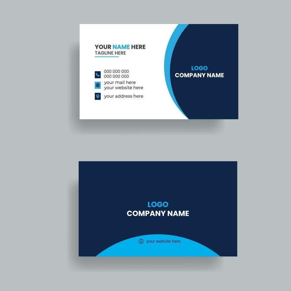 Corporate Business card design vector