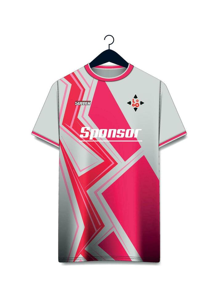 vector futurista resumen antecedentes modelo para deporte jersey diseño