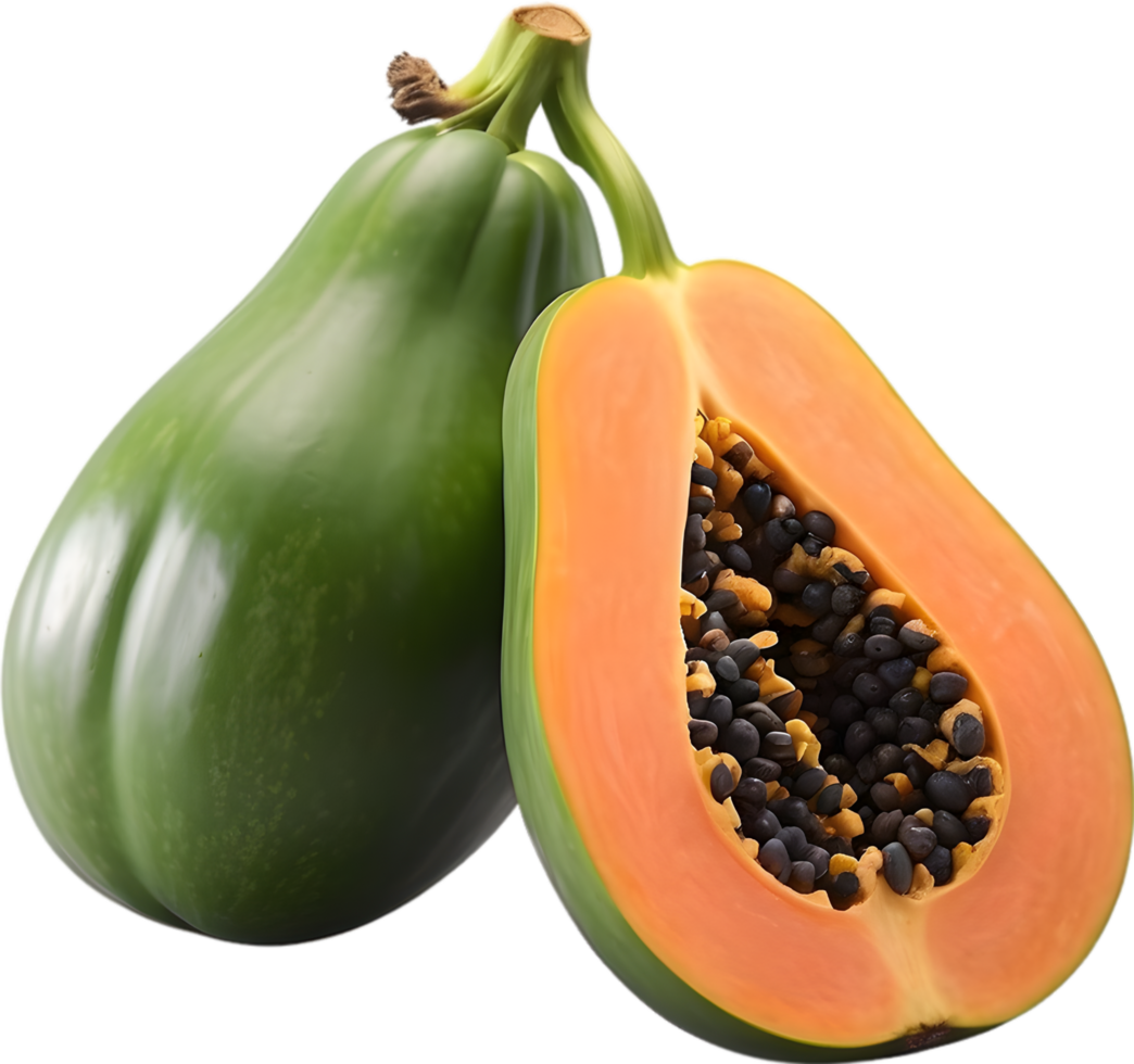 AI generated papaya fruit png