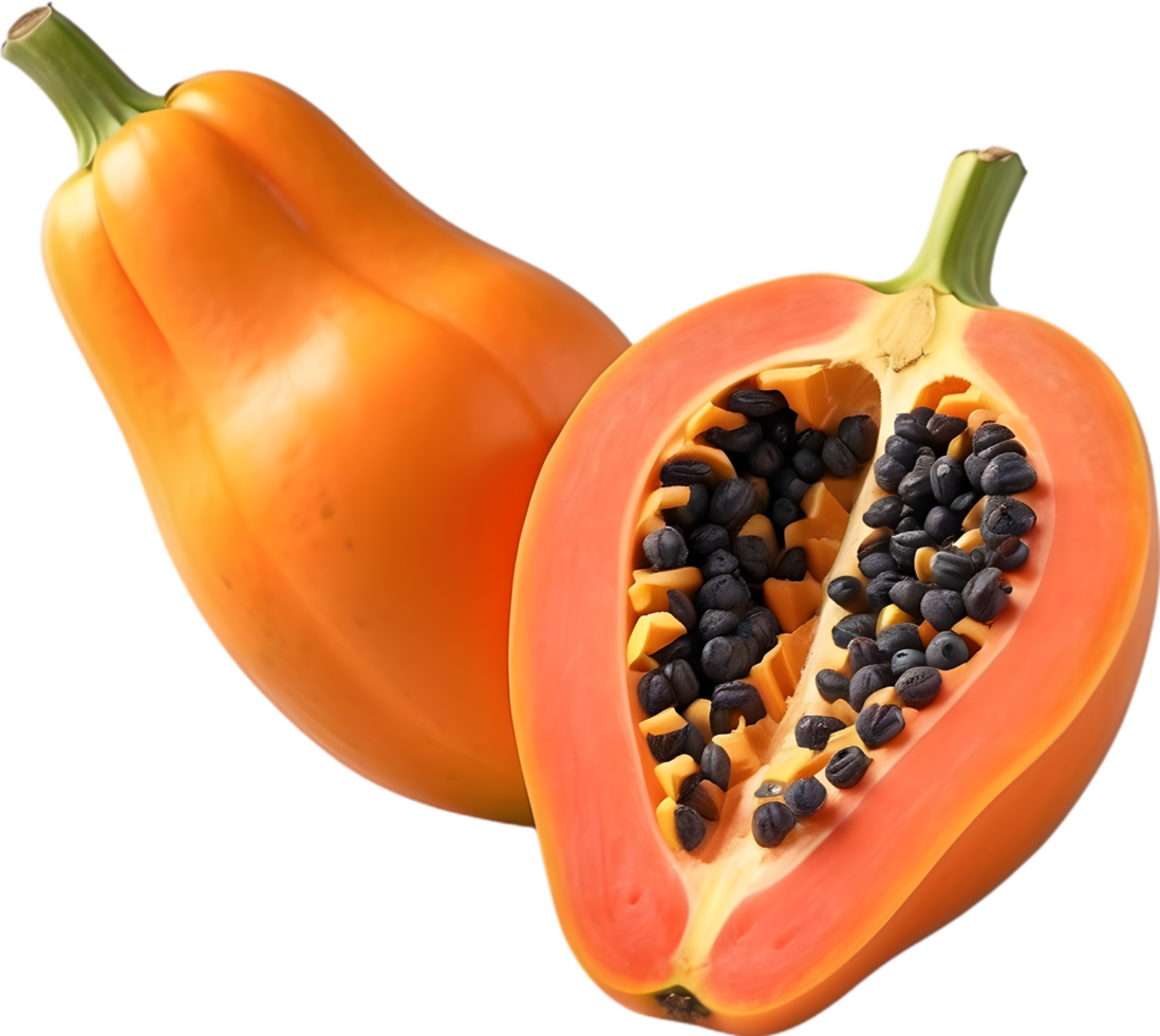 ai genererad papaya frukt png