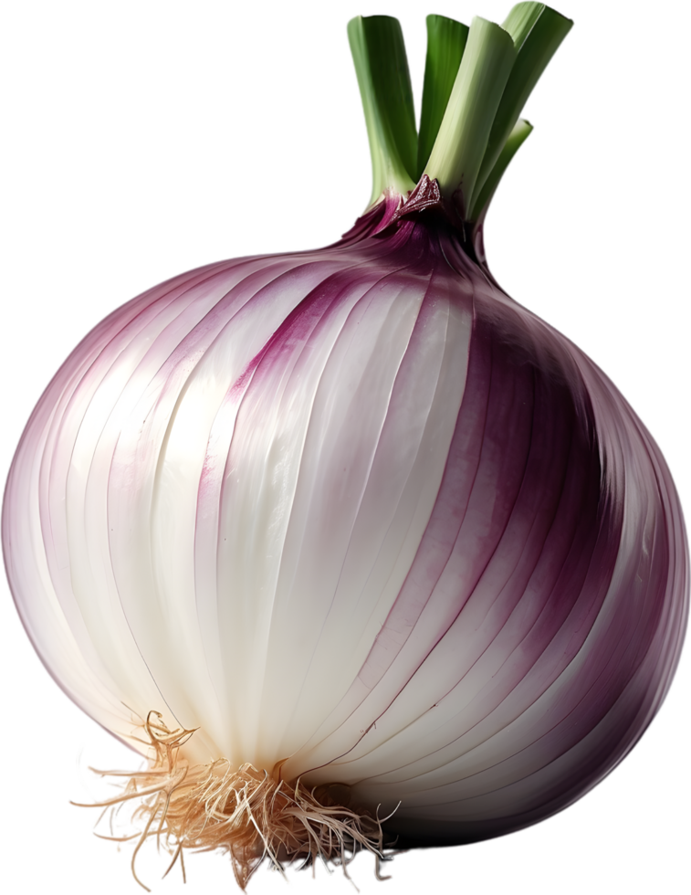 AI generated an onion on a transparent background png