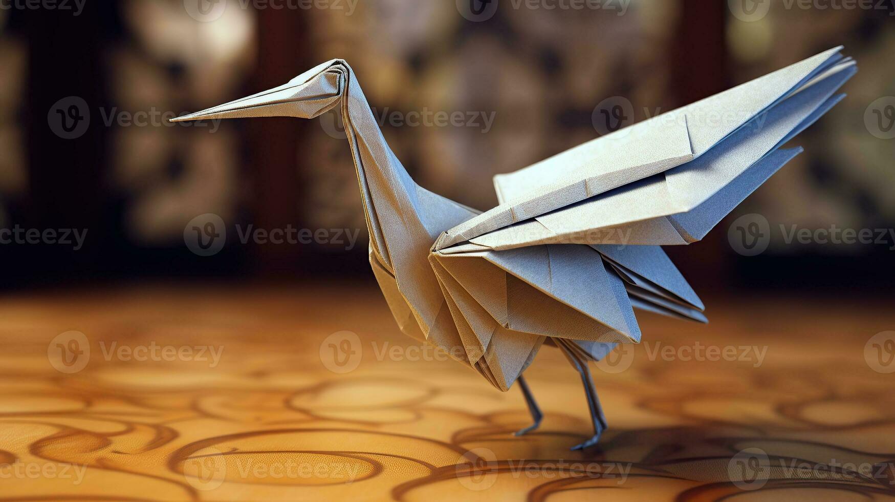 origami japanese style Generative AI photo