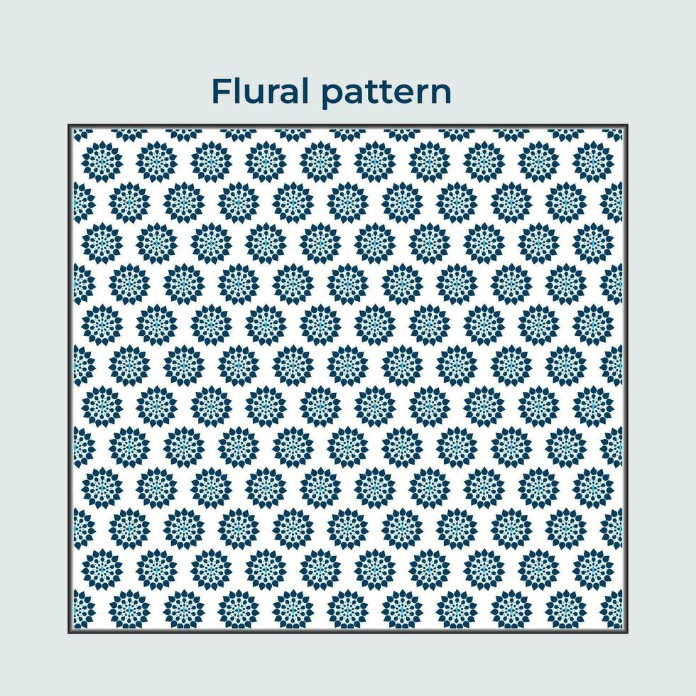 Colorful pattern with flowers vector