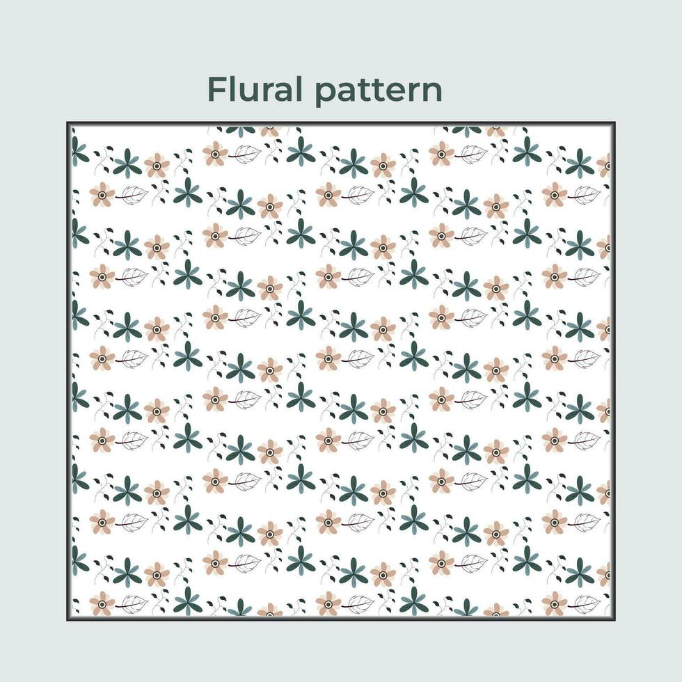 Free vector elegant floral pattern design